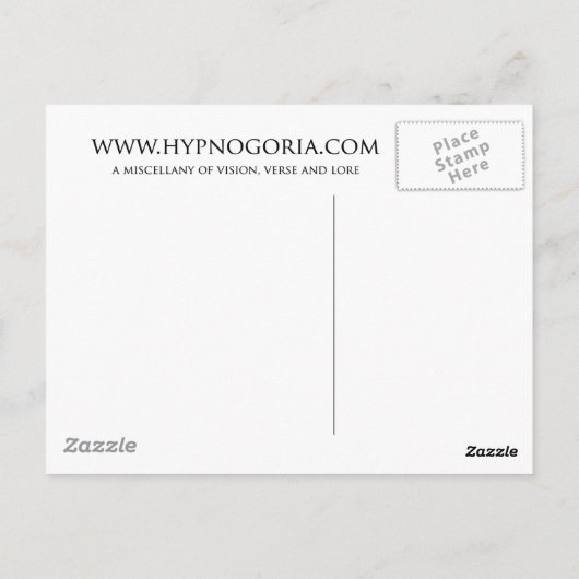 Briefkaart met vaste steen (Achterkant)