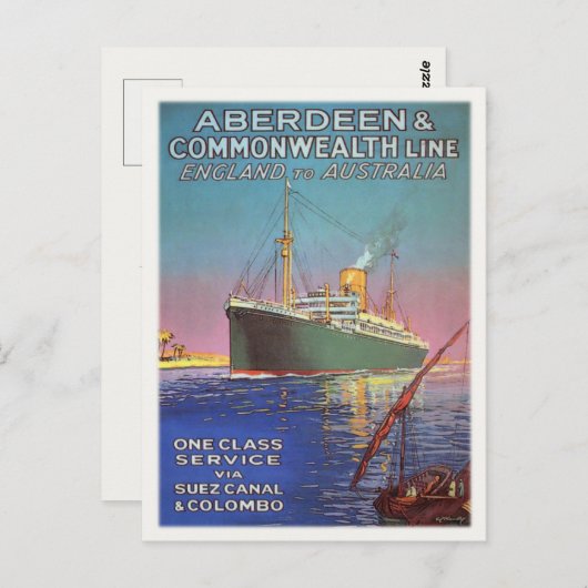 Briefkaart met verzendlijn afdrukken (Voorkant / Achterkant)