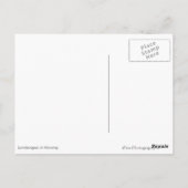 Briefkaart met vier landschappen in Noorwegen (Achterkant)