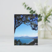 briefkaart met vier mijl badhaven douglas (Staand voorkant)