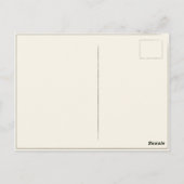 Briefkaart met Vintage Ad-Poster (Achterkant)