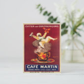 Briefkaart met Vintage en Poster (Staand voorkant)