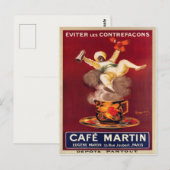Briefkaart met Vintage en Poster (Voorkant / Achterkant)