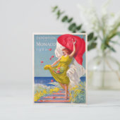 Briefkaart met Vintage en Poster (Staand voorkant)