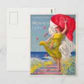 Briefkaart met Vintage en Poster (Voorkant / Achterkant)