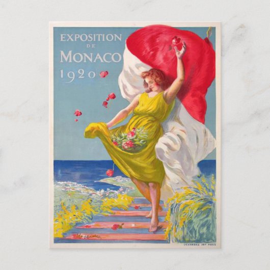 Briefkaart met Vintage en Poster (Voorkant)
