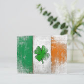 Briefkaart met  vlag (Staand voorkant)