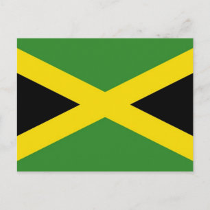 Briefkaart met vlag van Jamaica