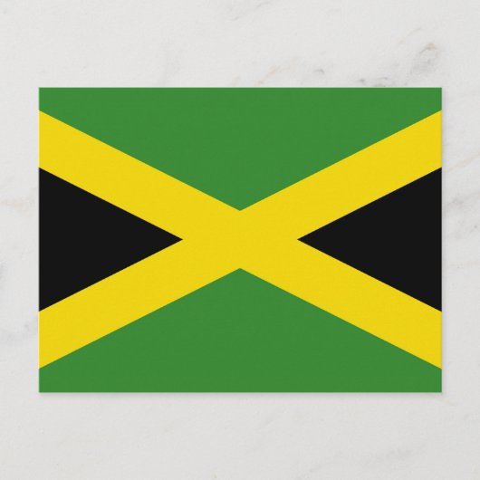 Briefkaart met vlag van Jamaica (Voorkant)
