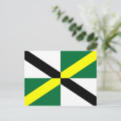 Briefkaart met vlag van Monterey, Californië (Staand voorkant)