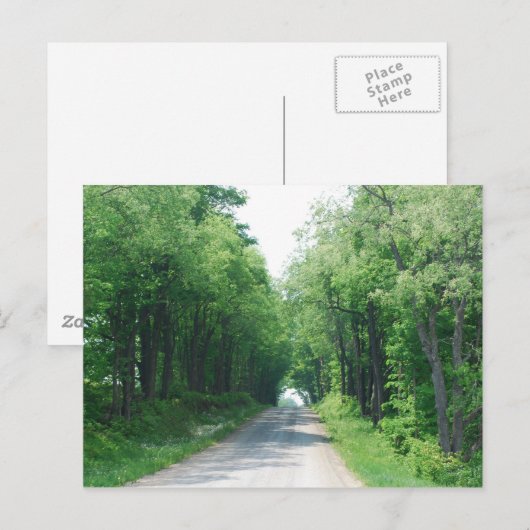 Briefkaart met vleugeldraad (Voorkant / Achterkant)