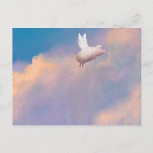 briefkaart met vleugels (Voorkant)