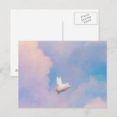 briefkaart met vleugels (Voorkant / Achterkant)