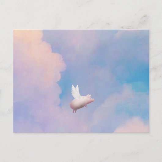 briefkaart met vleugels (Voorkant)