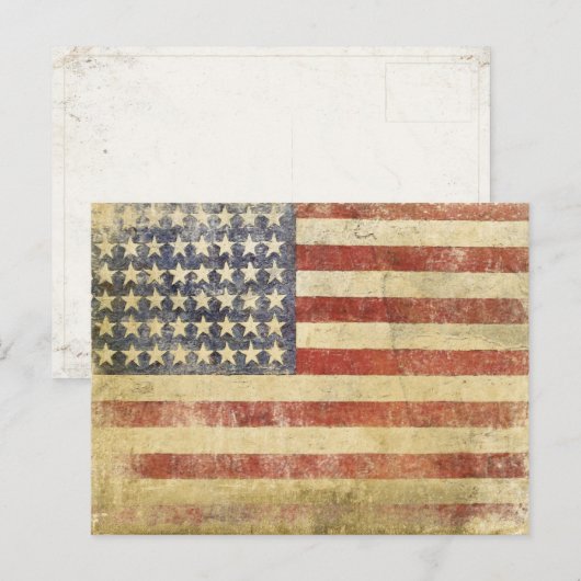 Briefkaart met vuile sterren en strips (Voorkant / Achterkant)