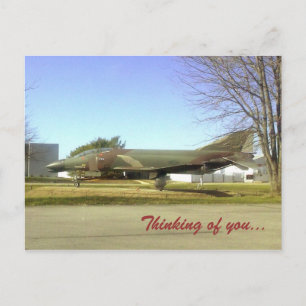 Briefkaart met vuursteentje (F4-fantoom)