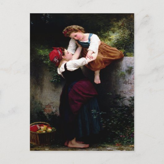 Briefkaart met William Bouguereau Painting (Voorkant)