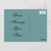 Briefkaart met zeilboot (Achterkant)