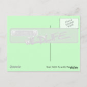 Briefkaart met zes gezichten tijger beetle - Geper (Achterkant)