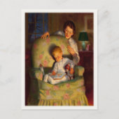 Briefkaart met zoete slapende Baby (Voorkant)