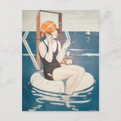 Briefkaart met  zomerillustratie (Voorkant)