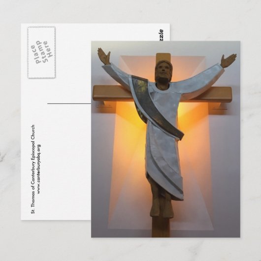 Briefkaart met zonnebrandmiddel (Voorkant / Achterkant)