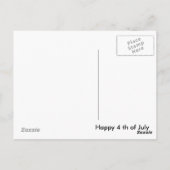 Briefkaart met Zuid-Afrikaanse kleuren Design (Achterkant)