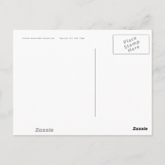 Briefkaart met zwarte en witte zijde (Achterkant)