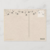 Briefkaart met zwarte kat (Achterkant)