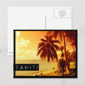 Briefkaart met zwarte rand (Voorkant / Achterkant)