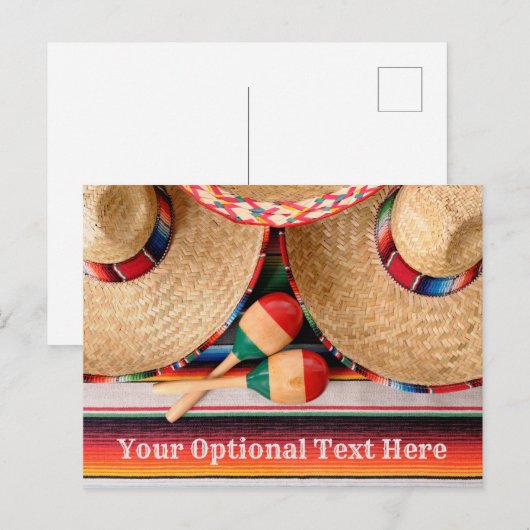 Briefkaart Mexicaanse objecten (Voorkant / Achterkant)