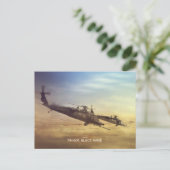 Briefkaart MH-60K Black Hawk (Staand voorkant)