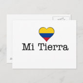 Briefkaart Mi Tierra Colombia (Voorkant / Achterkant)
