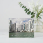 Briefkaart Miami (Staand voorkant)