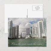 Briefkaart Miami (Voorkant / Achterkant)