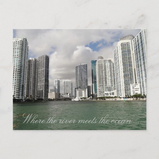 Briefkaart Miami (Voorkant)