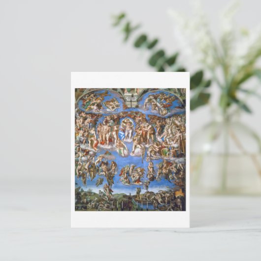 BRIEFKAART : MICHELANGELO : LAATSTE ARREST (Staand voorkant)