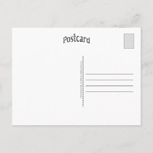 Briefkaart Michigan Map Art (Alternate Back) (Achterkant)