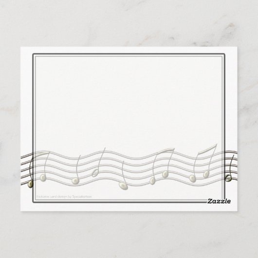 Briefkaart microfoon (Achterkant)