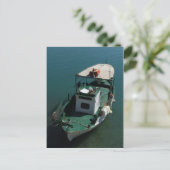 Briefkaart Middellandse Zee-Boat (Staand voorkant)