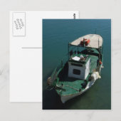 Briefkaart Middellandse Zee-Boat (Voorkant / Achterkant)