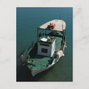 Briefkaart Middellandse Zee-Boat