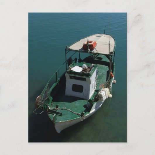 Briefkaart Middellandse Zee-Boat (Voorkant)