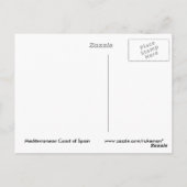 Briefkaart Middellandse Zeekust (Achterkant)