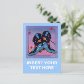 Briefkaart - Midnight Cowboy Boots (Staand voorkant)