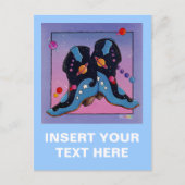 Briefkaart - Midnight Cowboy Boots (Voorkant)