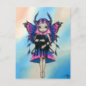 briefkaart "Mijn drie Katten" (Voorkant)