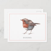 briefkaart "Mijn kleine Robin" (Voorkant / Achterkant)