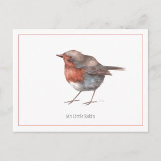 briefkaart "Mijn kleine Robin"