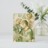 Briefkaart: Mijn sol leidt de Veil Briefkaart (Staand voorkant)